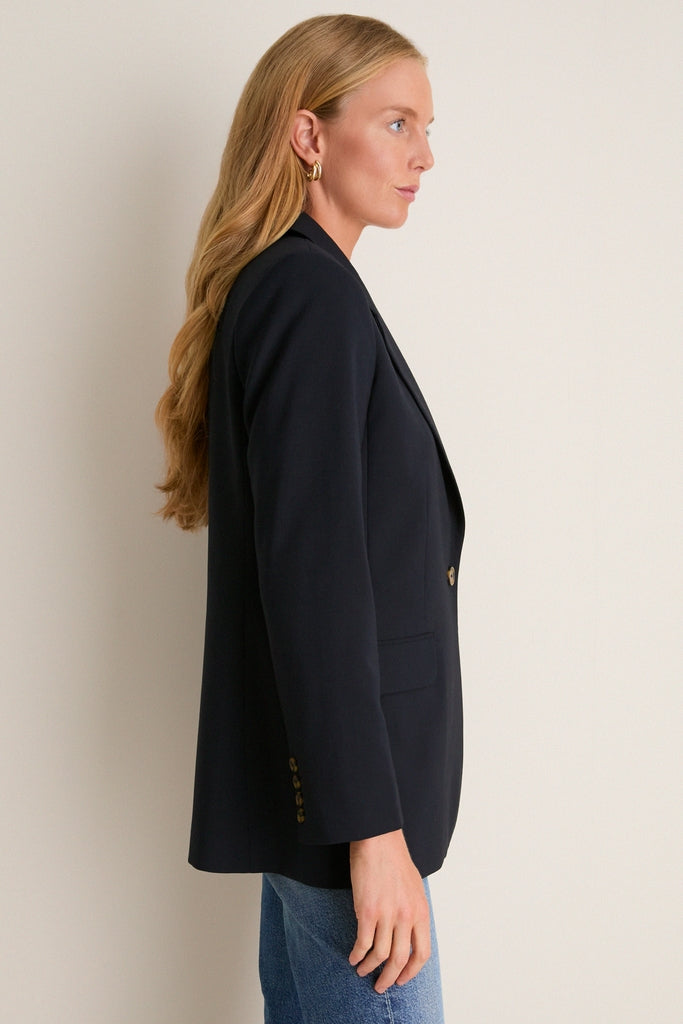 Navy Leo Boyfriend Blazer