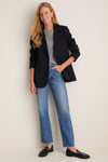 Navy Leo Boyfriend Blazer