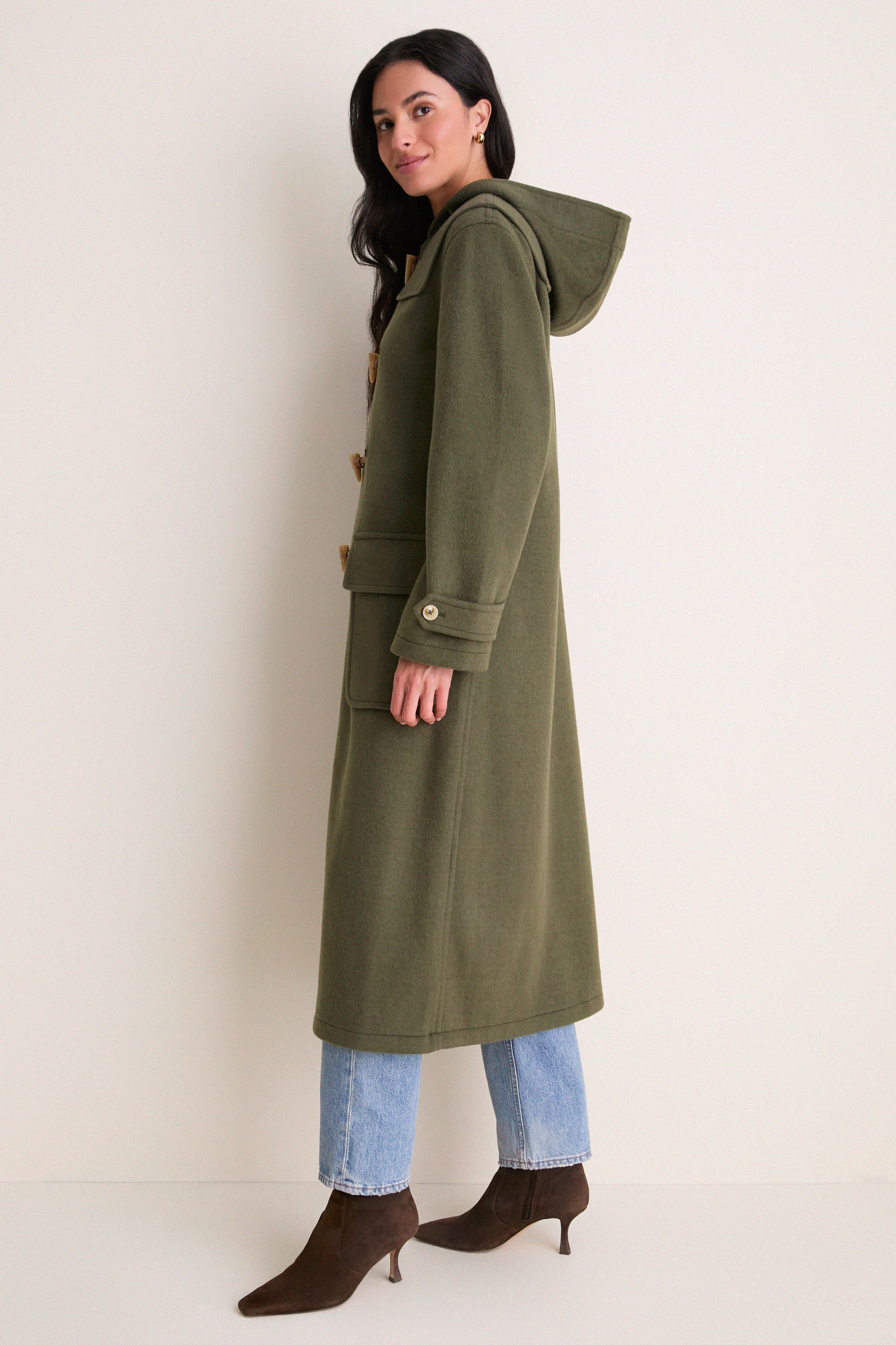 Olive Green Arthur Toggle Stadium Coat | Tuckernuck