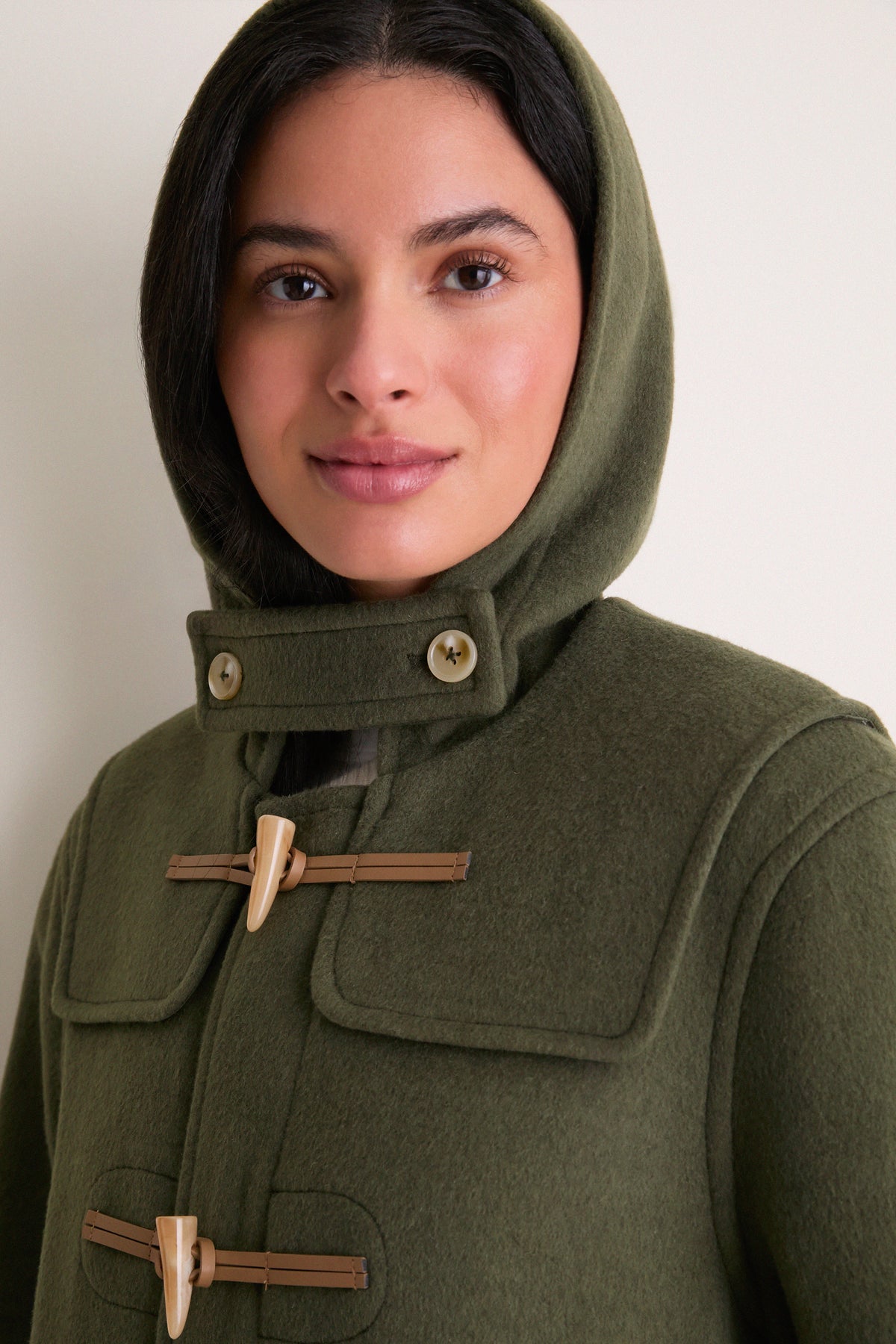 Olive Green Arthur Toggle Stadium Coat