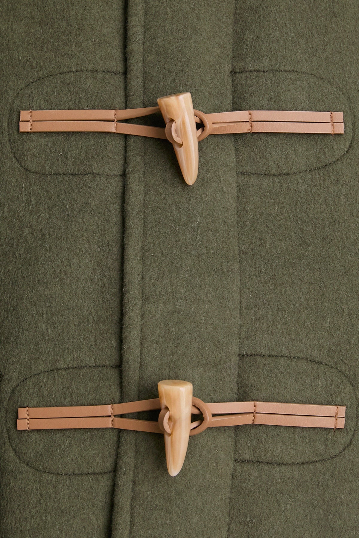 Olive Green Arthur Toggle Stadium Coat