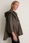 Olive Fletcher Wax Poncho