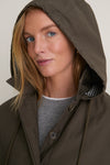 Olive Fletcher Wax Poncho