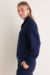 Navy Hawley Half Zip Sweat
