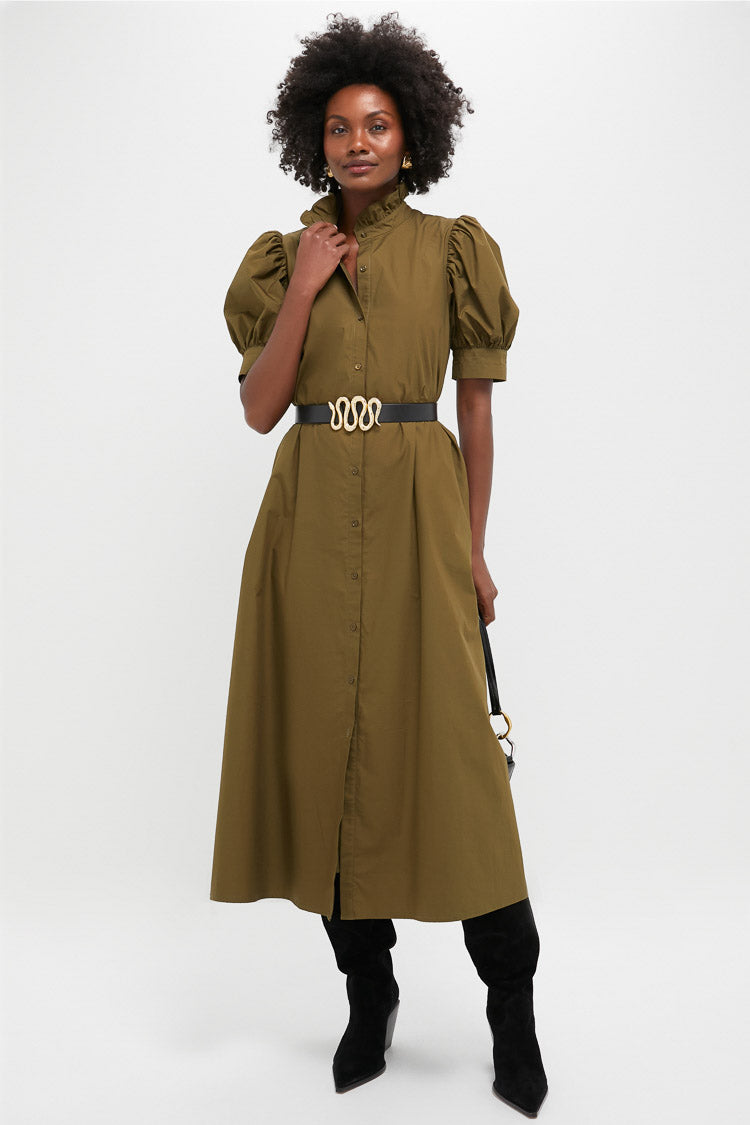 Lipstick Red and Mascara Reversible Leather Belt