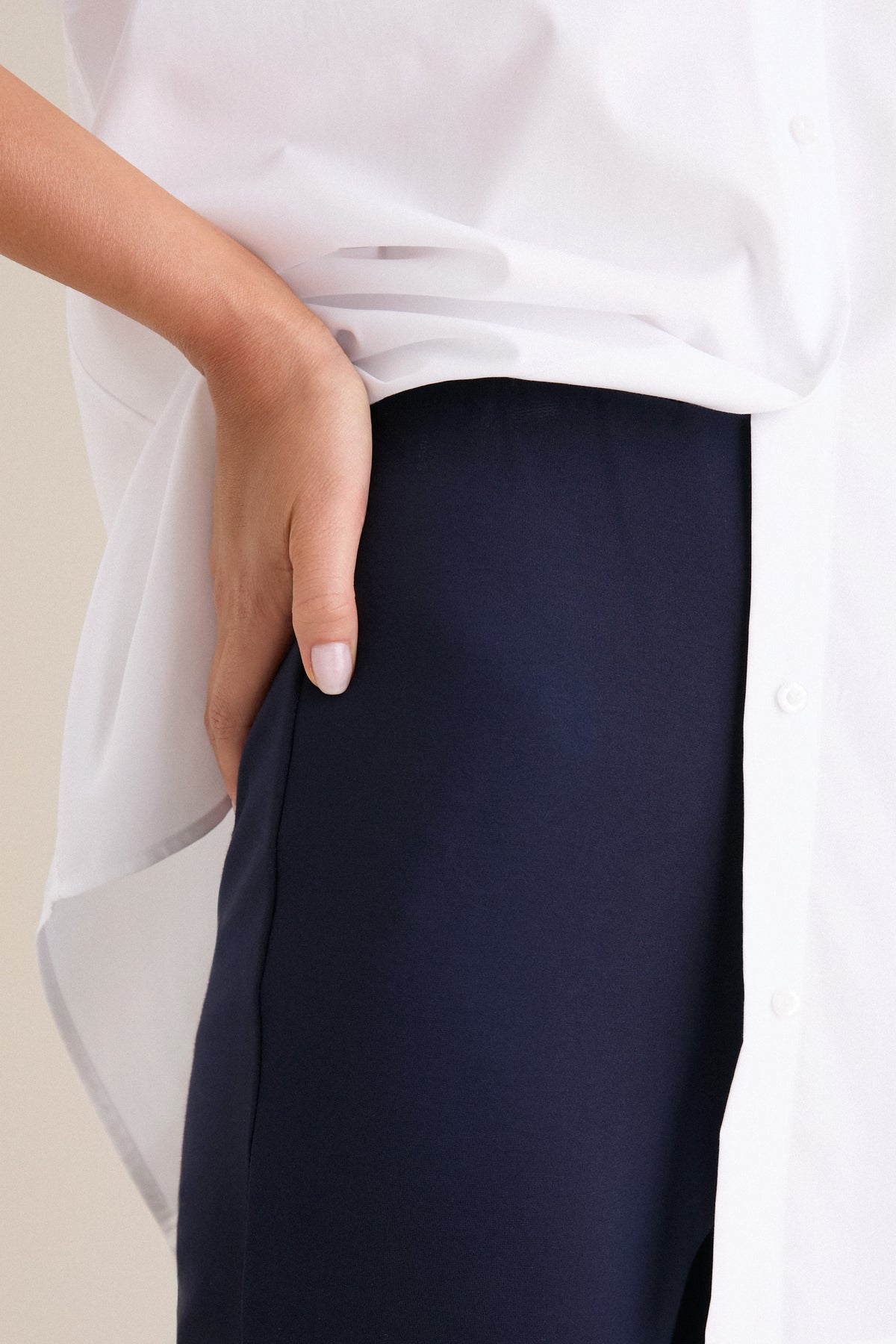 Navy Ponte Ashford Pants