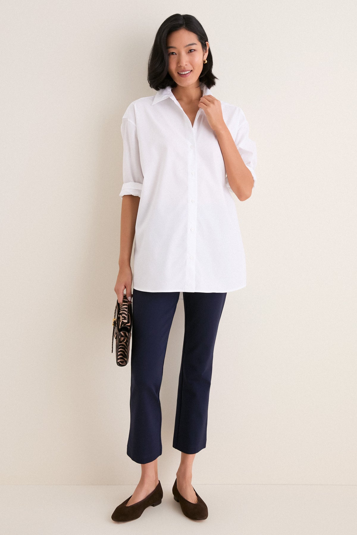Navy Ponte Ashford Pants