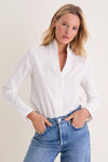 White Bessette Button Down