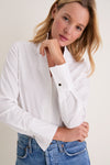 White Bessette Button Down