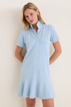 Light Blue Pique May Polo Dress