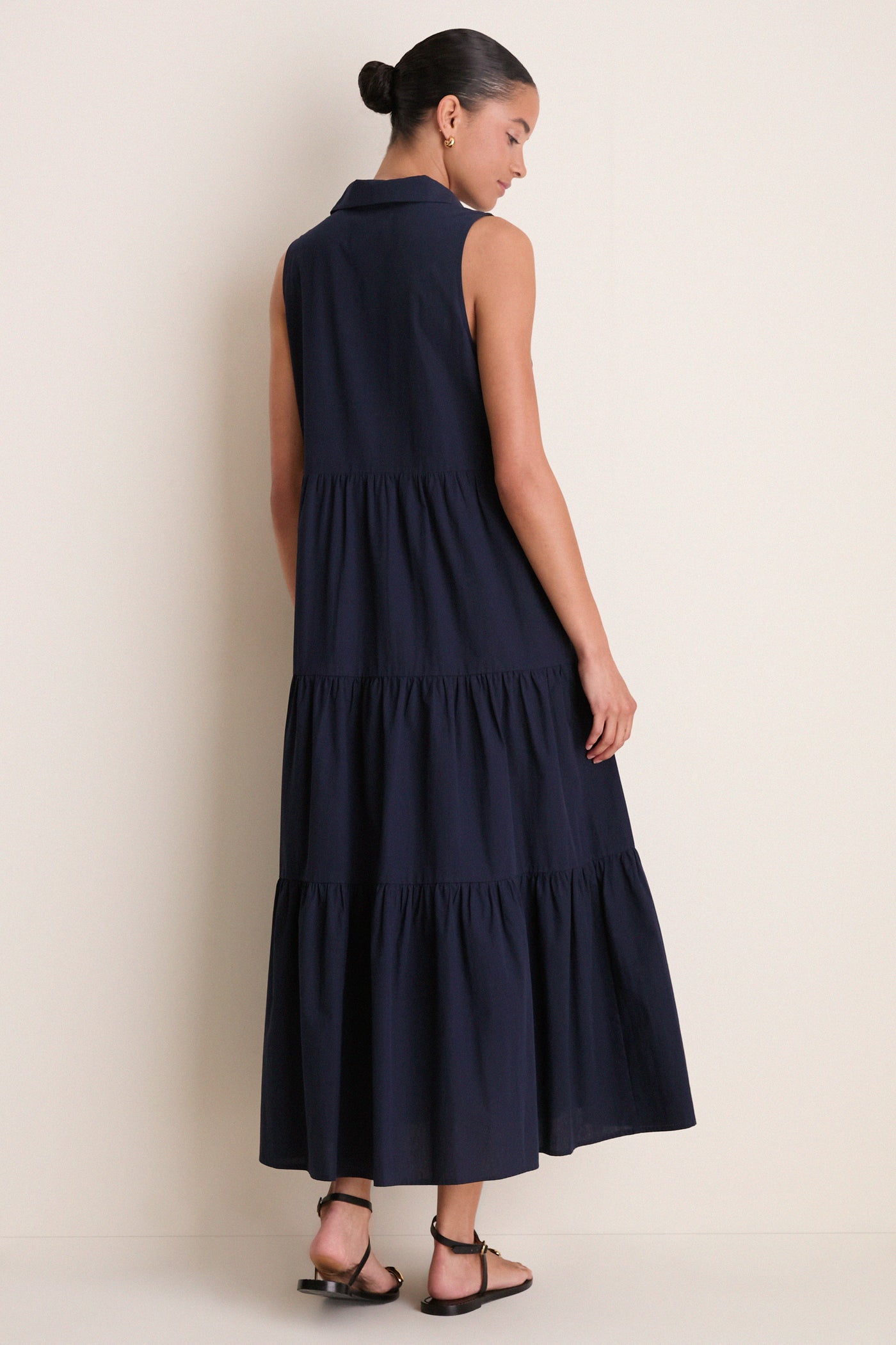 Navy Sleeveless Mabel Maxi Dress