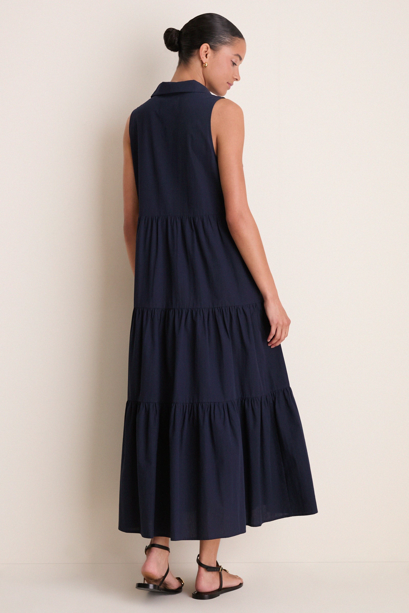 Navy Sleeveless Mabel Maxi Dress