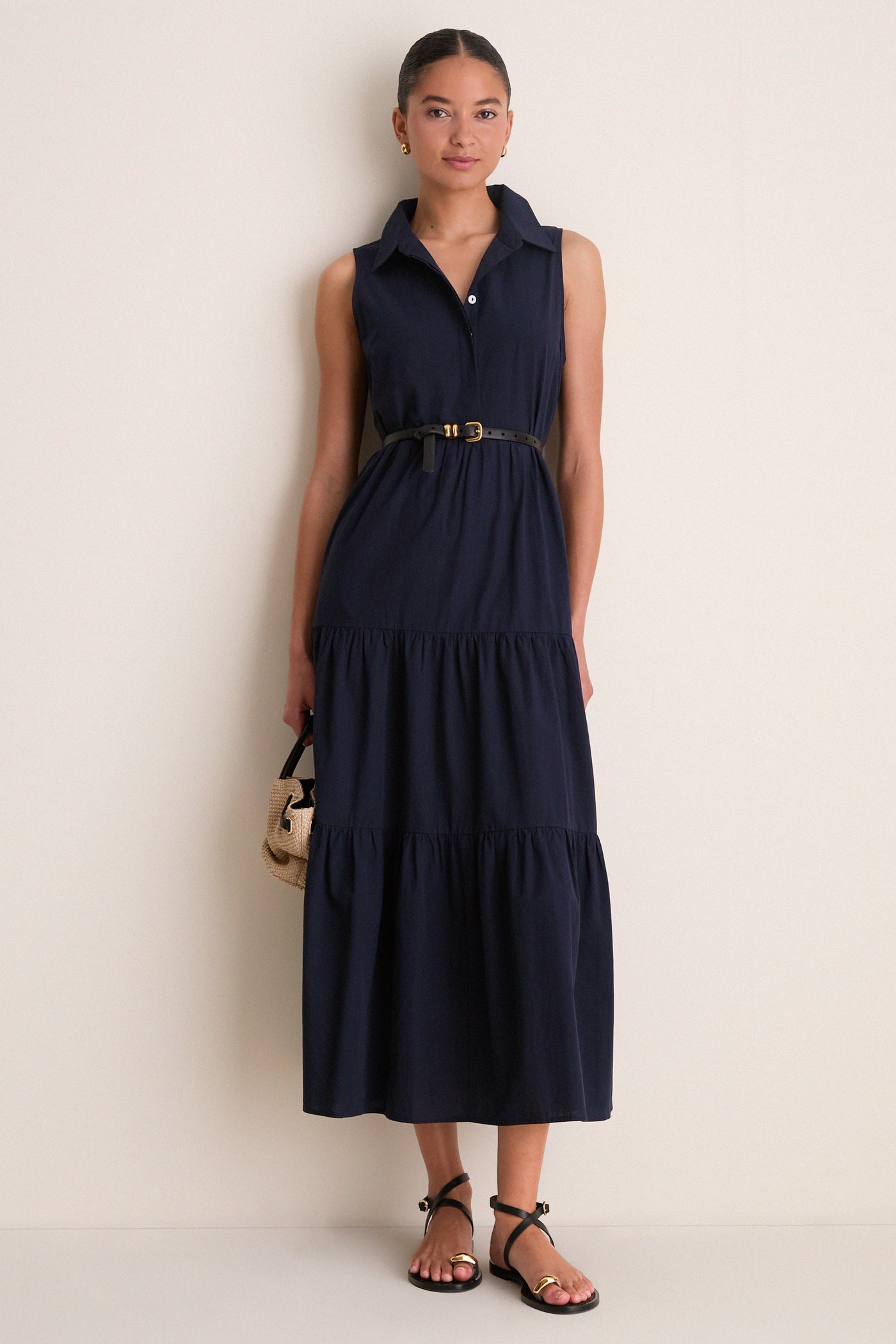 Navy Sleeveless Mabel Maxi Dress | Pomander Place Navy Sleeveless Mabel Maxi Dress | Pomander Place