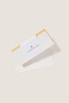 Gold Trim Place Cards Set of 25