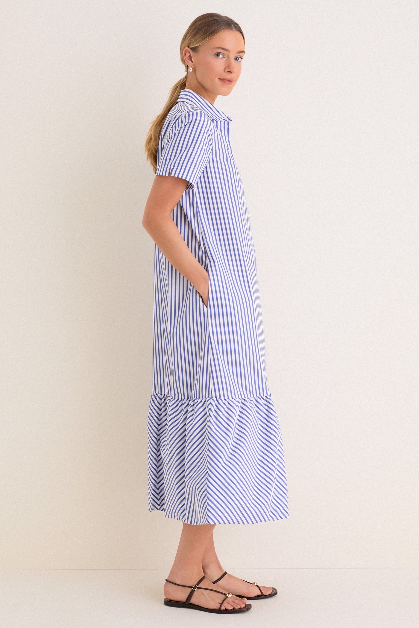 Blue and White Stripe Martine Bubble Maxi Dress | Tuckernuck Blue and White Stripe Martine Bubble Maxi Dress | Tuckernuck