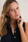 Gold Paperclip Toggle Clasp Necklace