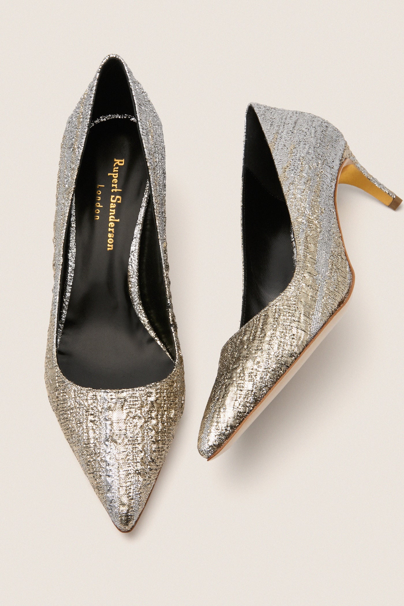 Silver Gold New Nora Heels
