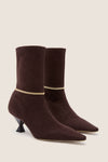 Dark Brown Nausica Stretch Boots