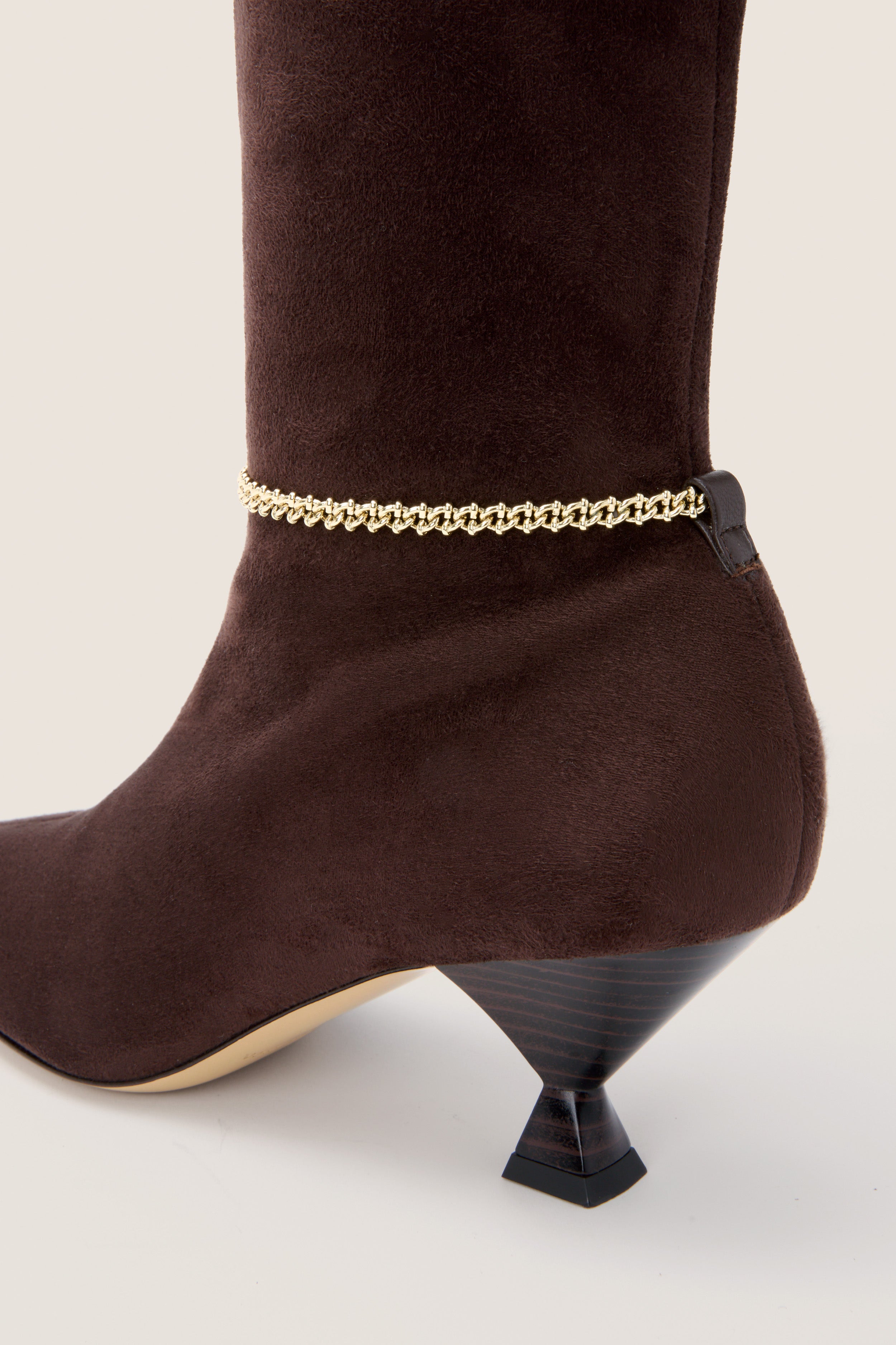 Dark Brown Nausica Stretch Boots