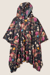 Black Floral Barbour x Tuckernuck Poncho