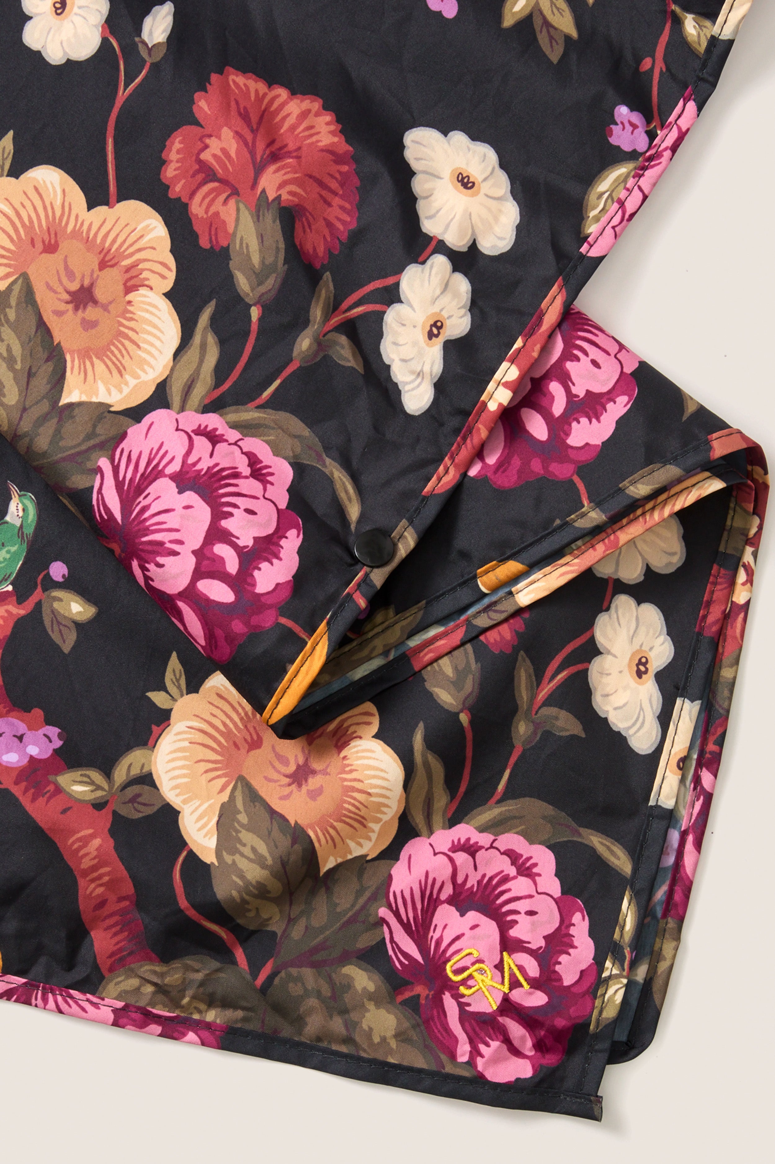 Black Floral Barbour x Tuckernuck Poncho | Barbour x Tuckernuck