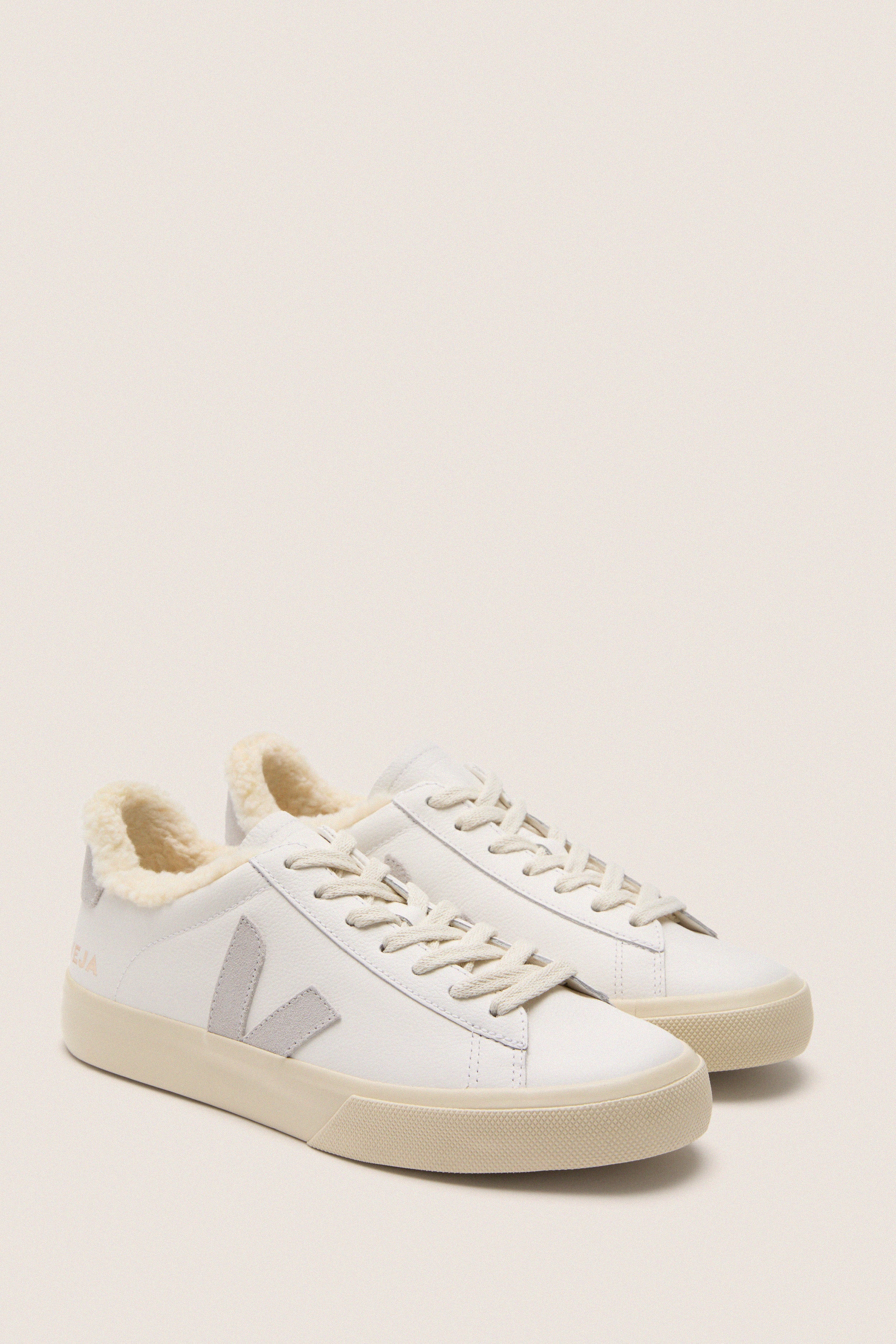 Extra White Light Grey Winter Campo Sneakers