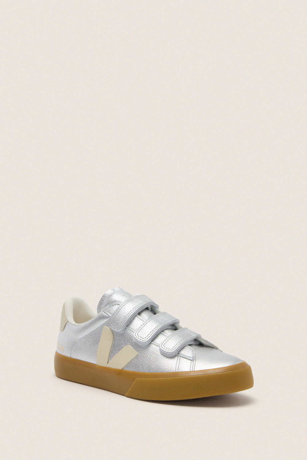 Silver Pierre Recife Logo Sneakers