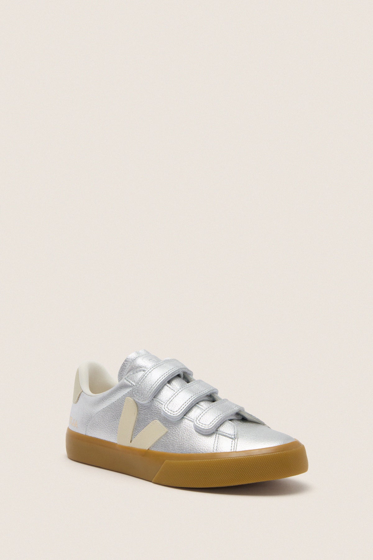 Silver Pierre Recife Logo Sneakers