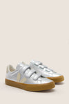Silver Pierre Recife Logo Sneakers