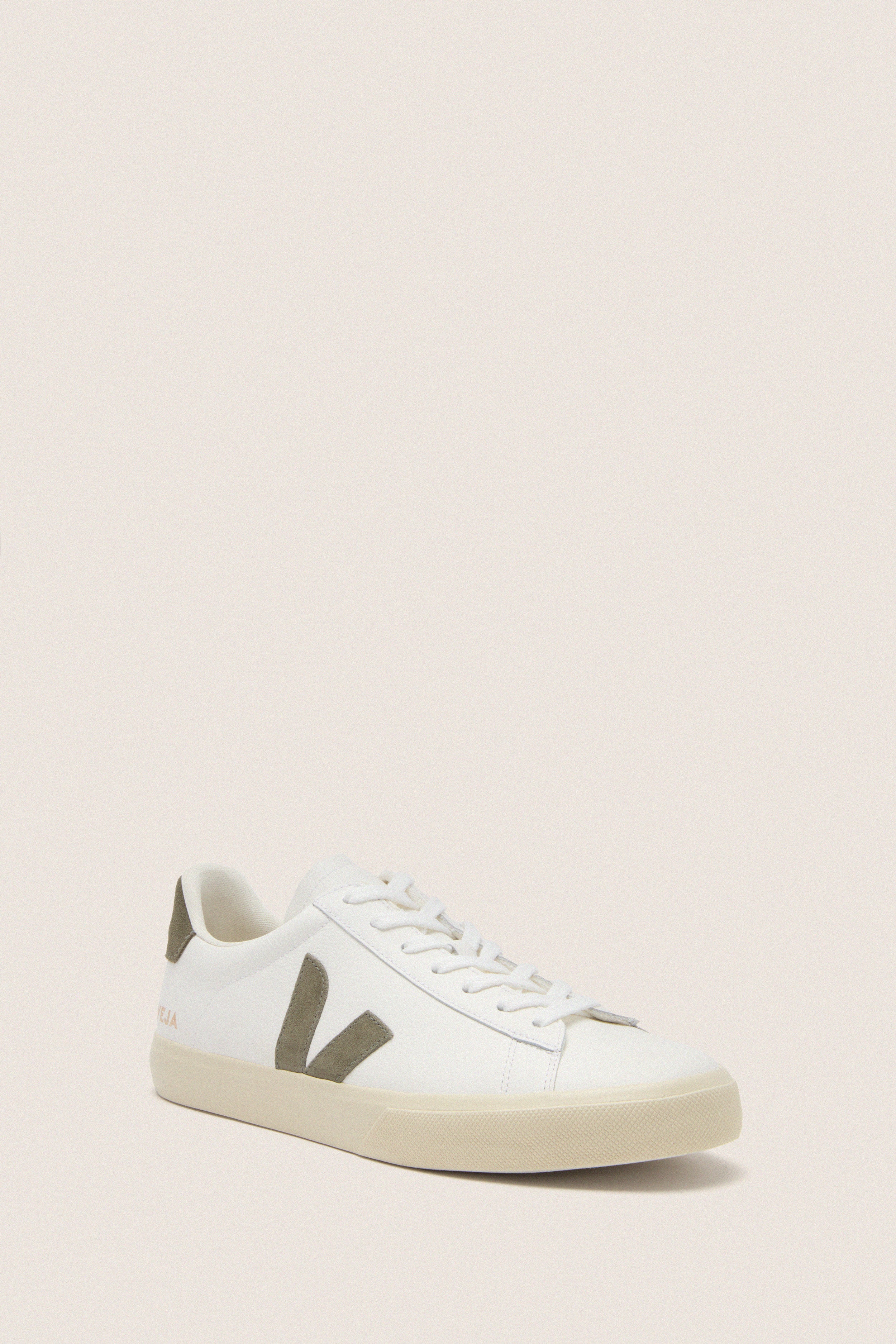 Mens Extra White Kaki Campo Sneakers