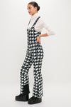 Black and White Houndstooth JG Bib Ski Pant