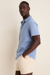 Light Blue Short Sleeve Saltaire Shirt