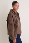 Exclusive Vicuna Gingham Audrey Showerproof Jacket