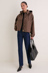 Exclusive Vicuna Gingham Audrey Showerproof Jacket