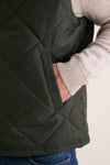 Olive Winter Finn Gilet