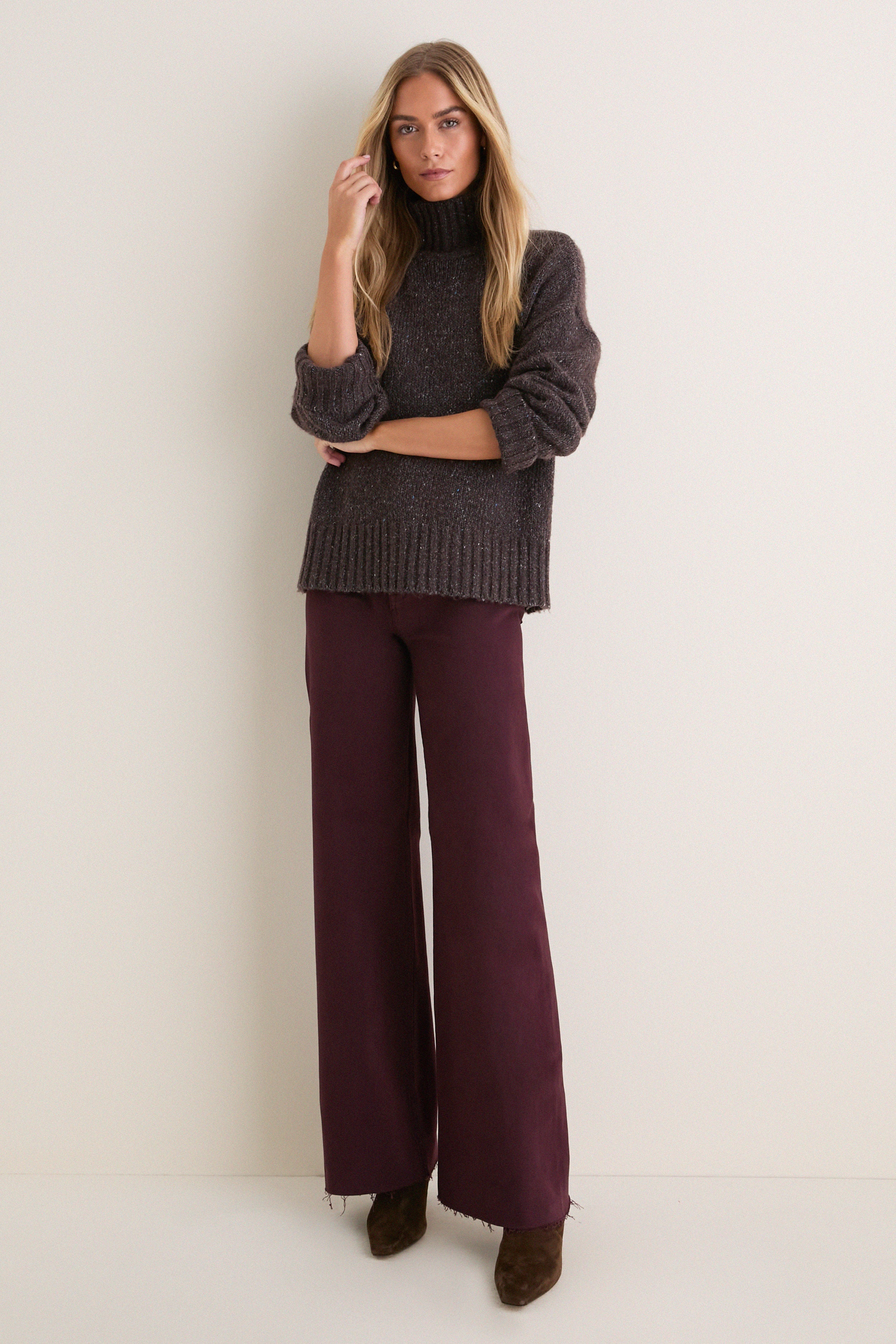 Claret Penny High Rise Wide Leg | Pistola Denim | Tuckernuck