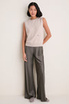 Sandstone Cashmere Sleeveless Ava Shell