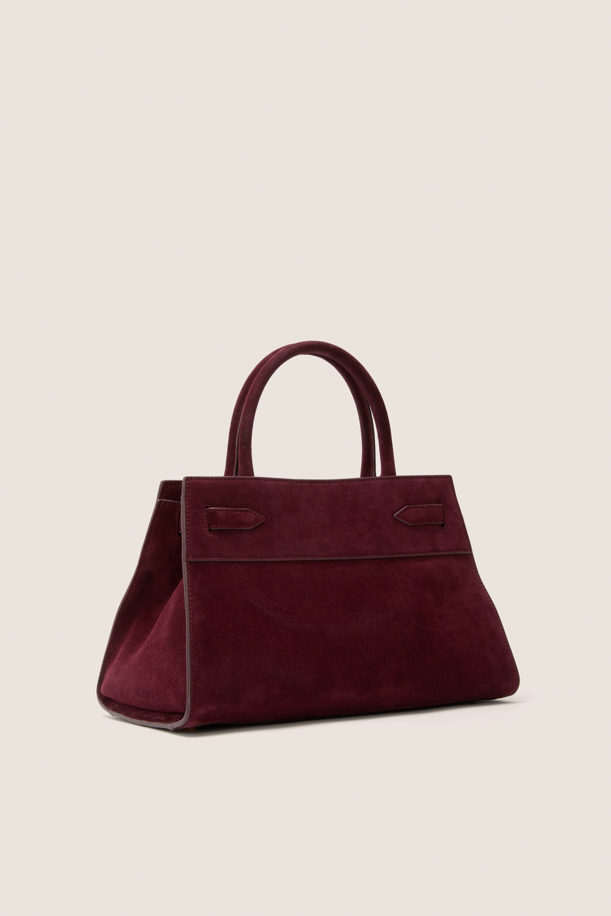 Raisin Suede Veronica Beard Dash Bag