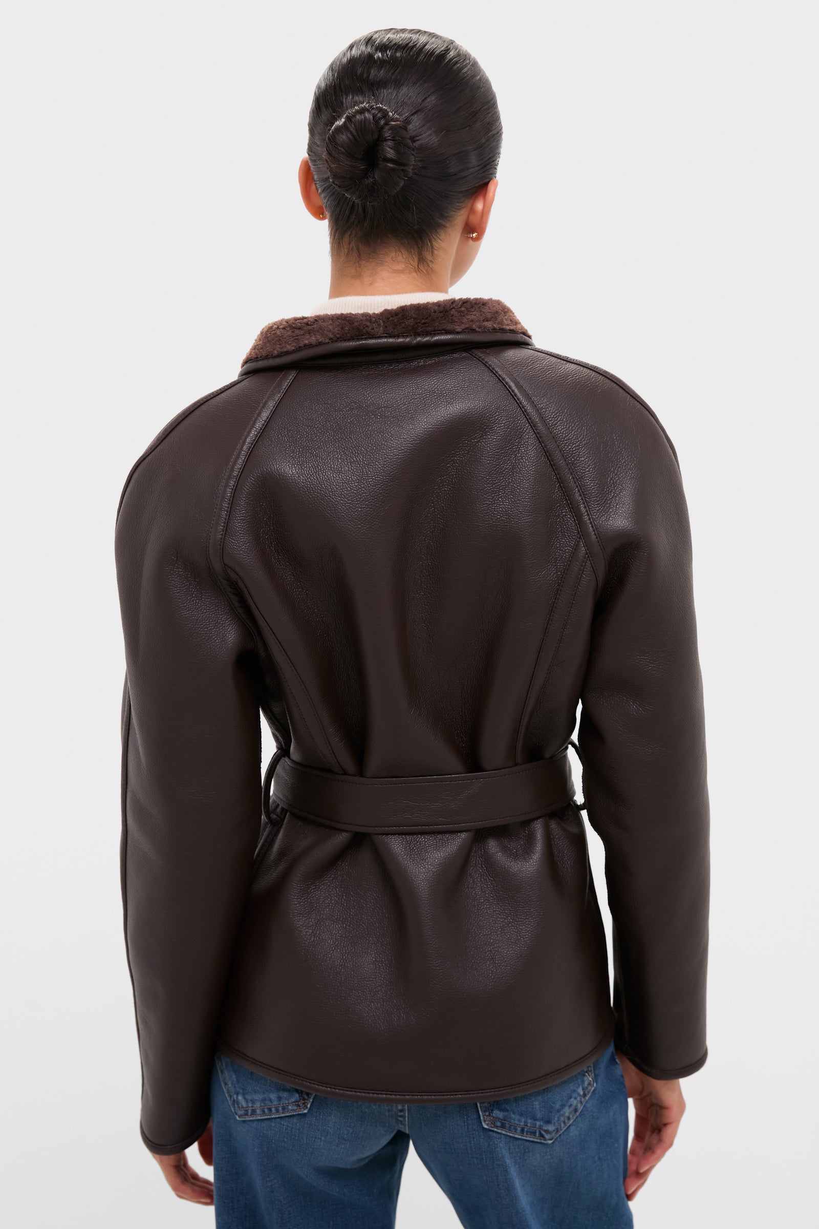Reversible Marron Fur Coat