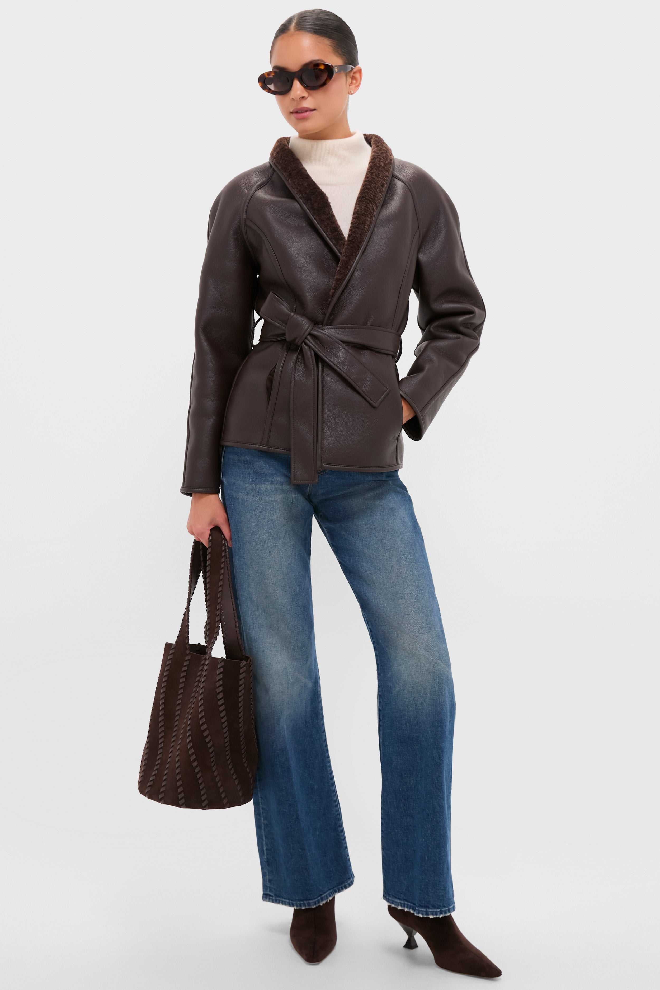 Reversible Marron Fur Coat