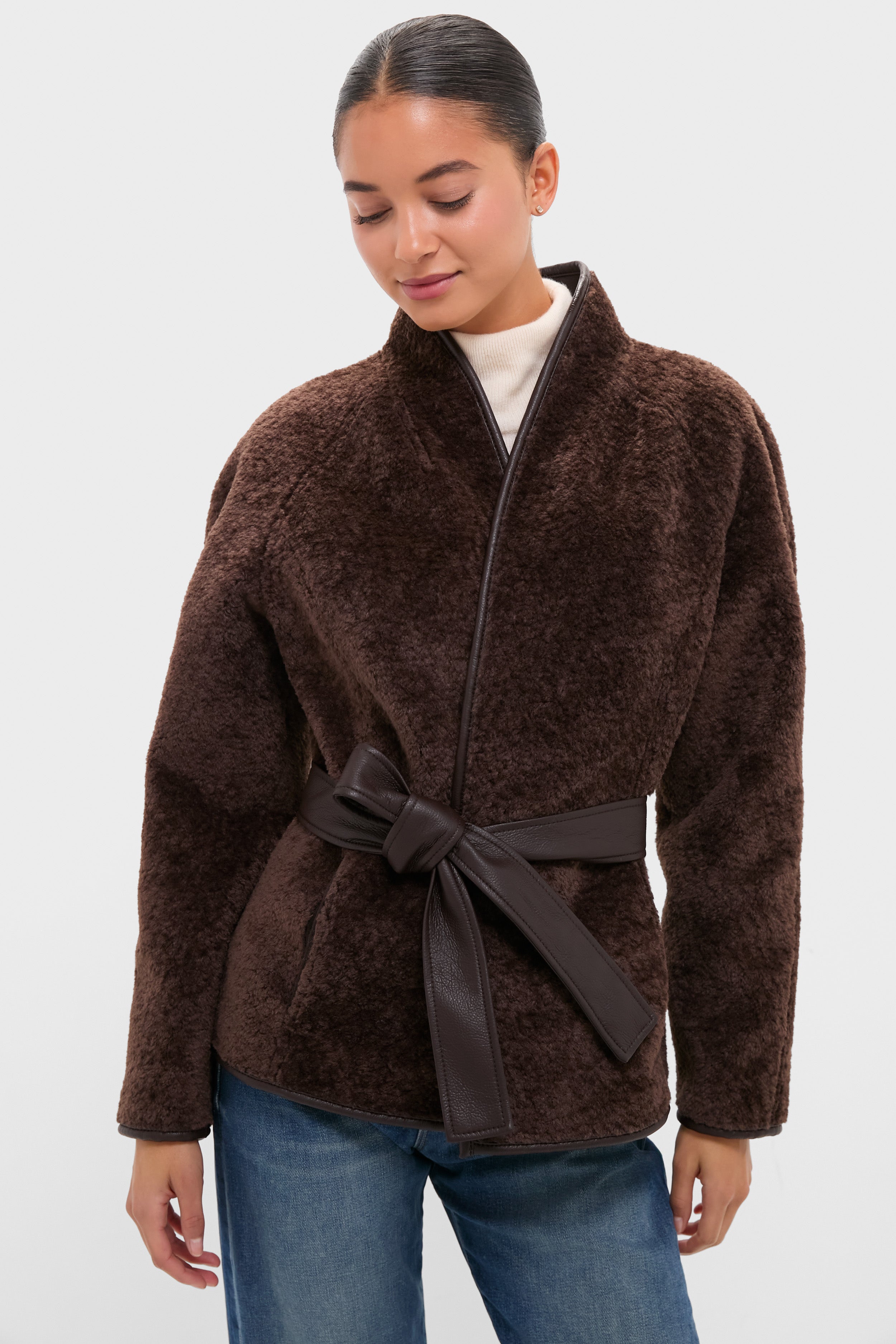 Reversible Marron Fur Coat