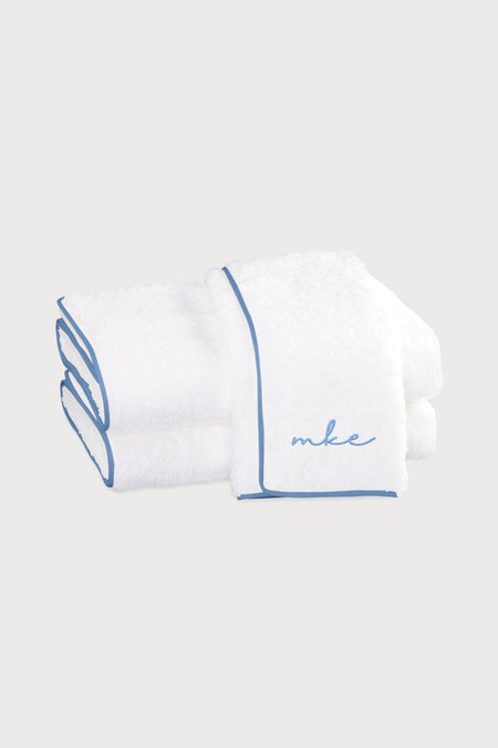Azure Cairo Bath Towel