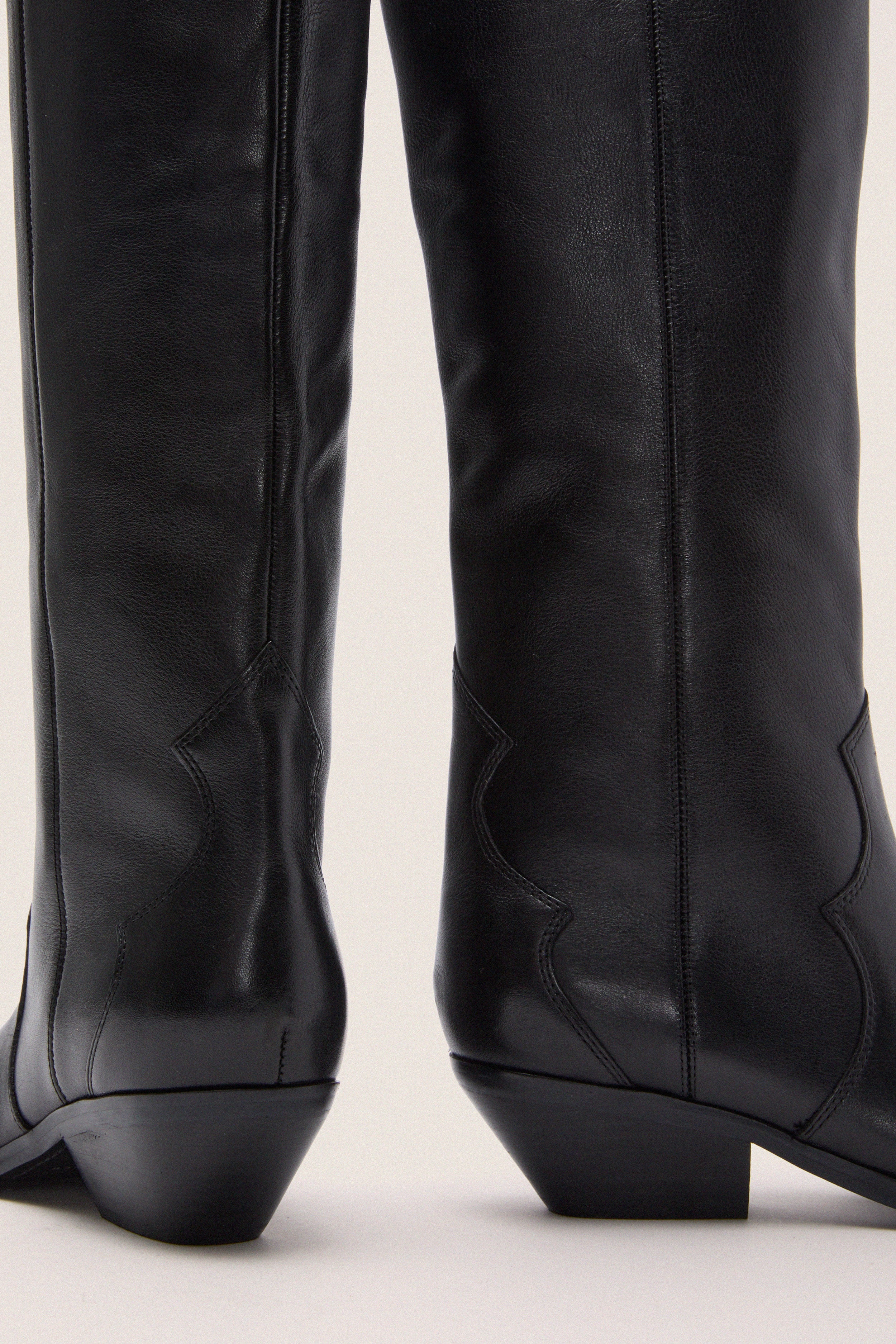 Black Leather Ander Boots | Marc Fisher