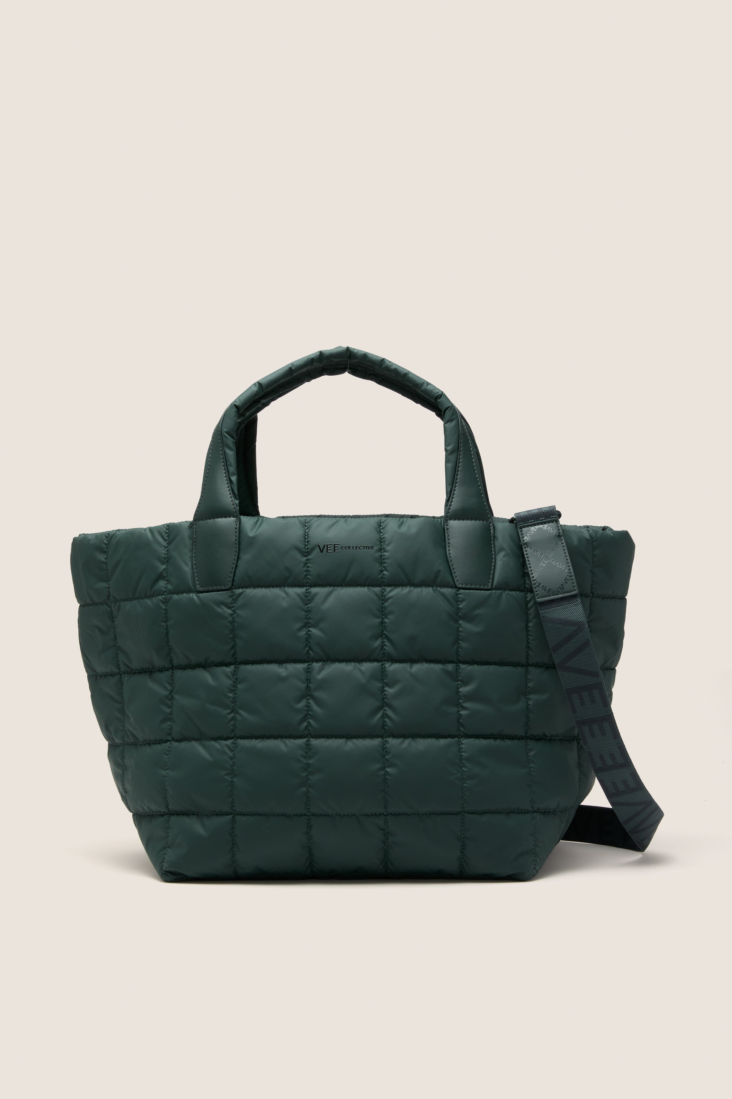 Bottle Green Porter Tote Medium | Vee Collective