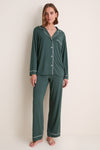 Pine and Ivory Gisele Long PJ Set