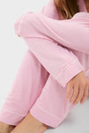 Pink Nectar and Ivory Gisele Long PJ Set
