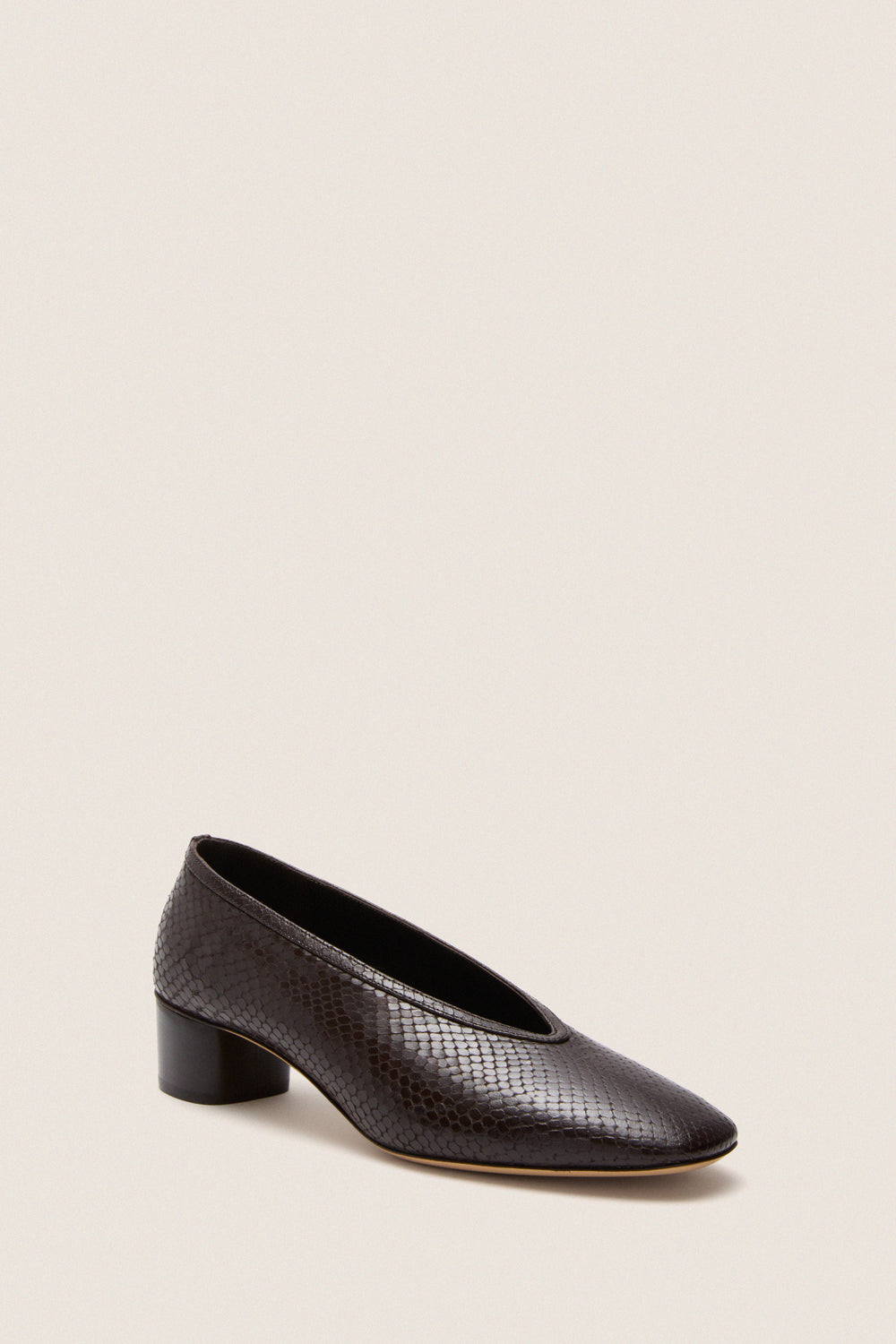 Printed Python Luna Pumps