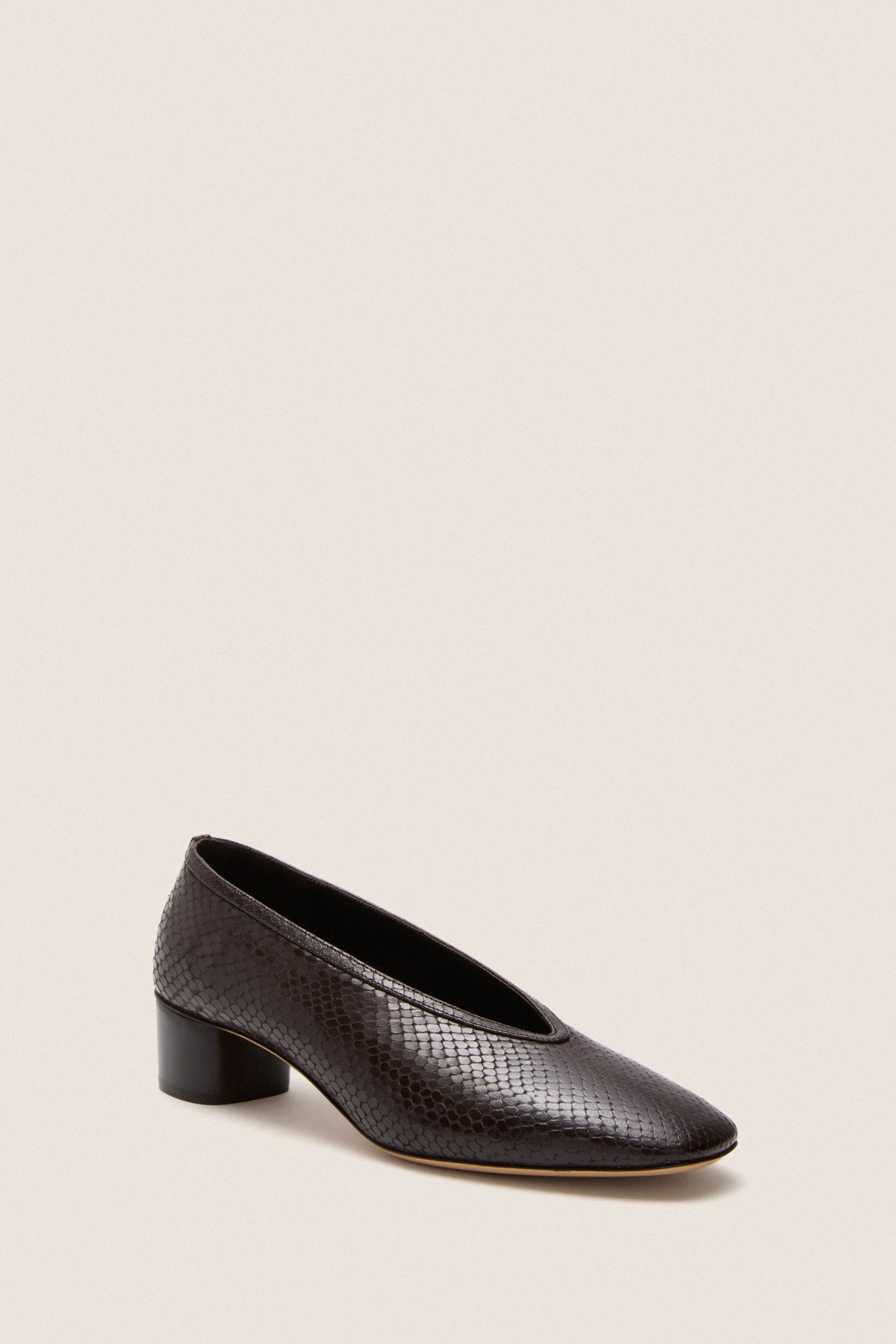 Printed Python Luna Pumps