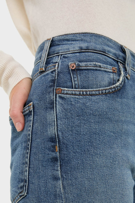 Overcast High Rise Straight 90's Pinch Waist Long