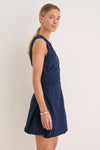 Navy Cotton Alisa Dress